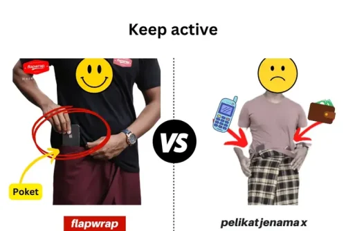 FLAPWRAP KAIN PELIKAT VS POKET